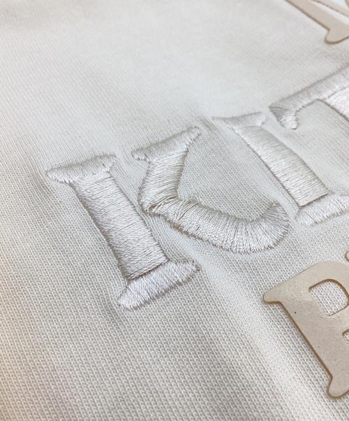 maison kitsune（メゾンキツネ）MAISON KITSUNE (メゾンキツネ) Rue Richelieu Relaxed T-Shirt  / JM00134KJ0035 ベージュ サイズ:Lの古着・服飾アイテム