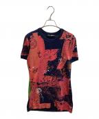 DOLCE & GABBANAドルチェ＆ガッバーナ）の古着「ペインティングTシャツ」｜ネイビー