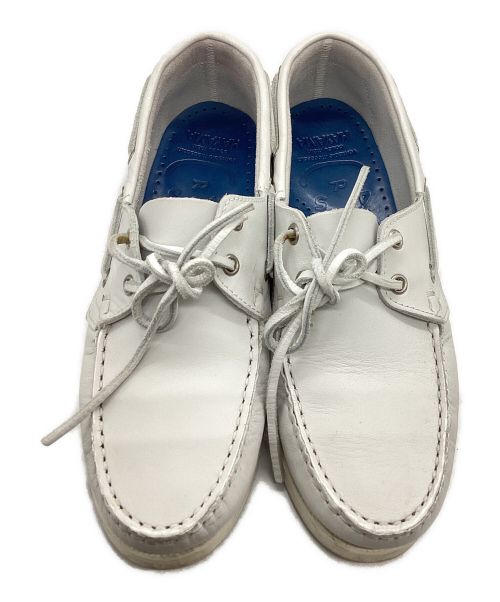 PARABOOT（パラブーツ）PARABOOT (パラブーツ) 45R (フォーティーファイブアール) デッキシューズ　	HAYAMA / 葉山 ホワイト サイズ:5の古着・服飾アイテム