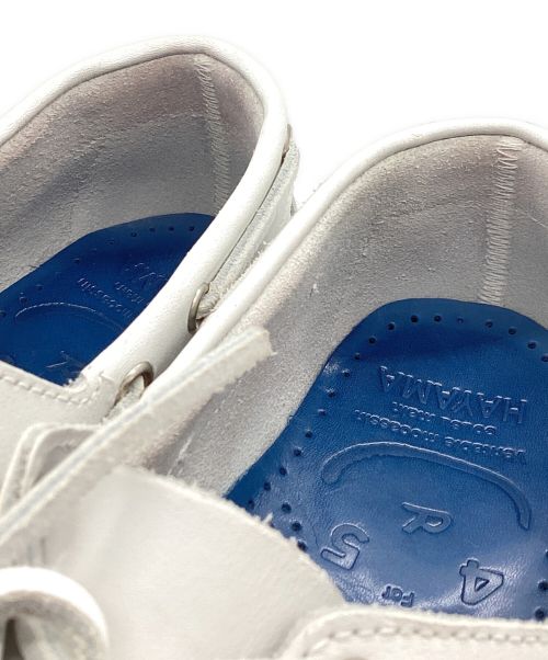 PARABOOT（パラブーツ）PARABOOT (パラブーツ) 45R (フォーティーファイブアール) デッキシューズ　	HAYAMA / 葉山 ホワイト サイズ:5の古着・服飾アイテム