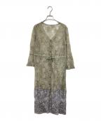 Diagram GRACE CONTINENTALダイアグラム グレースコンチネンタル）の古着「レースワンピース 03212 31018-00」｜ベージュ