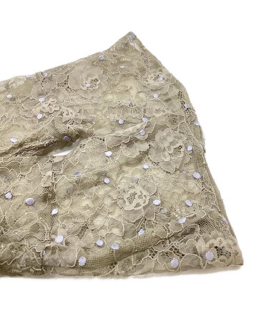 Diagram GRACE CONTINENTAL（ダイアグラム グレースコンチネンタル）Diagram GRACE CONTINENTAL (ダイアグラム グレースコンチネンタル) レースワンピース 03212 31018-00 ベージュ サイズ:36の古着・服飾アイテム