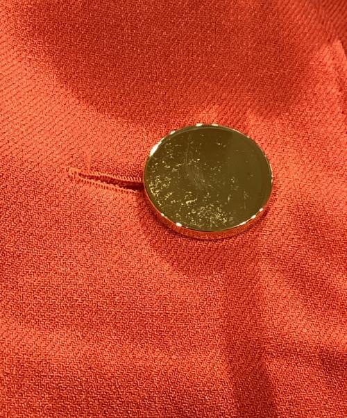 GRACE CLASS（グレースクラス）GRACE CLASS (グレースクラス) ウールタッチダブルワンピース　02223 31217 オレンジ サイズ:36の古着・服飾アイテム