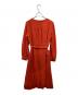 GRACE CLASS (グレースクラス) ウールタッチダブルワンピース　02223 31217 オレンジ サイズ:36：8000円
