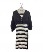 Diagramダイアグラム）の古着「セットワンピース 03201 33034-00」｜ブラック
