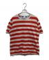 COMME des GARCONS JUNYA WATANABE MAN（コム デ ギャルソン ジュンヤ ワタナベ マン）の古着「Striped S/S Tee　AD2023」｜ホワイト×レッド