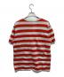COMME des GARCONS JUNYA WATANABE MAN (コム デ ギャルソン ジュンヤ ワタナベ マン) Striped S/S Tee　AD2023 ホワイト×レッド サイズ:M：8000円