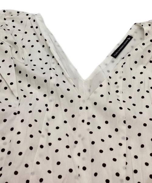 TSURU by MARIKO OIKAWA（ツルバイマリコオイカワ）TSURU by MARIKO OIKAWA (ツルバイマリコオイカワ) ドットワンピース / dot one piece / DR-1217890  ホワイト サイズ:FREEの古着・服飾アイテム