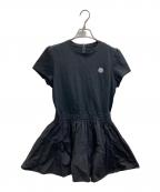 BORDERS at BALCONYボーダーズアットバルコニー）の古着「SHIRT GATHERD TEE BD2111-2C-37」｜ブラック