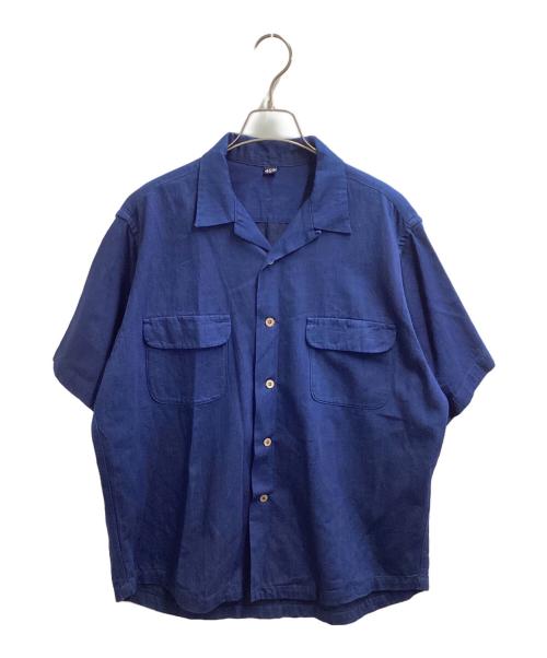 45R（フォーティファイブ・アール）45R (フォーティファイブ・アール) オープンカラーシャツ インディゴ サイズ:2の古着・服飾アイテム