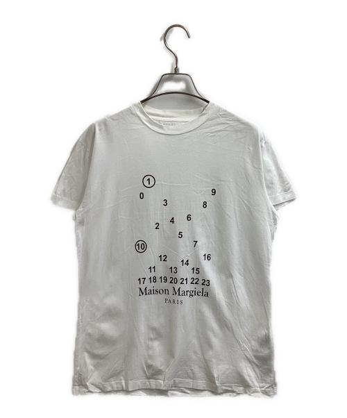 MARTIN MARGIELA（マルタン・マルジェラ）MARTIN MARGIELA (マルタン・マルジェラ) Numbering T-shirt / ナンバリングTシャツ / Artisanal / S51GC0516 S22816 ホワイト サイズ:Sの古着・服飾アイテム
