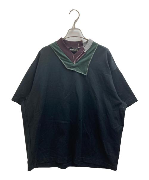 KOLOR（カラー）KOLOR (カラー) 22SS 度詰め天竺 CUTSEW 22SCM-T08208 ブラック サイズ:2の古着・服飾アイテム