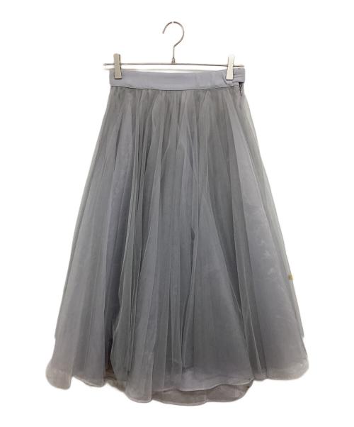 la belle etude（ラベルエチュード）la belle etude (ラベルエチュード) チュールスカート ETIZI0220002 グレー サイズ:FREEの古着・服飾アイテム