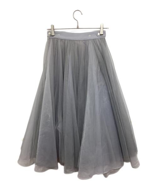 la belle etude（ラベルエチュード）la belle etude (ラベルエチュード) チュールスカート ETIZI0220002 グレー サイズ:FREEの古着・服飾アイテム