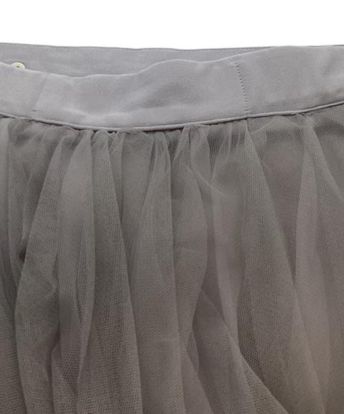 la belle etude（ラベルエチュード）la belle etude (ラベルエチュード) チュールスカート ETIZI0220002 グレー サイズ:FREEの古着・服飾アイテム