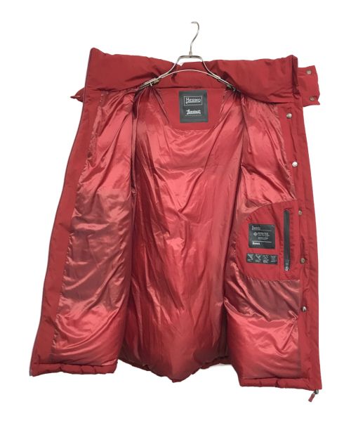 HERNO（ヘルノ）HERNO (ヘルノ) ラミナーゴアテックスフーテッドダウンジャケット　GORE-TEX　PI128DL-11106-6901 レッド サイズ:40の古着・服飾アイテム