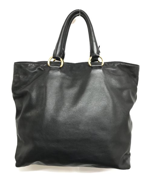 PRADA（プラダ）PRADA (プラダ) 2WAYバッグ　165 　ギャランティカード付　BN1713 ブラックの古着・服飾アイテム
