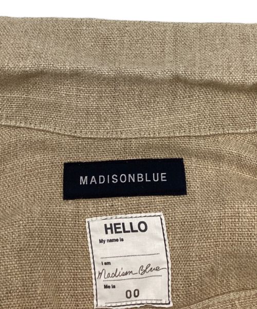 MADISON BLUE（マディソンブルー）MADISON BLUE (マディソンブルー) SUPER BIG G JAC LINEN / MB999-1003 ベージュ サイズ:00の古着・服飾アイテム