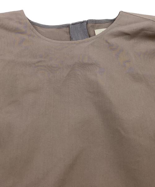 BLAMINK（ブラミンク）BLAMINK (ブラミンク) コットンシルクバックジップブラウス 7921-230-0159 ベージュ サイズ:XSの古着・服飾アイテム