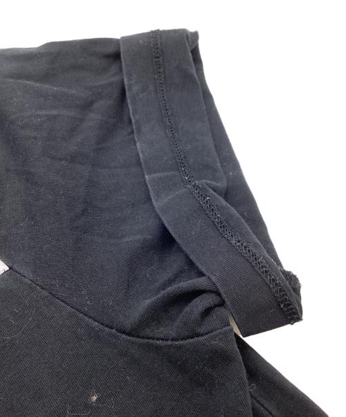 Maison Margiela（メゾンマルジェラ）Maison Margiela (メゾンマルジェラ) ロゴ再構築プリントTシャツ S50GC0463 S23034 17SS ブラック サイズ:50の古着・服飾アイテム