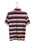 SUPREME (シュプリーム) Classic Logo Stripe Polo / クラシックロゴストライプポロ ベージュ×ネイビー サイズ:S：3000円