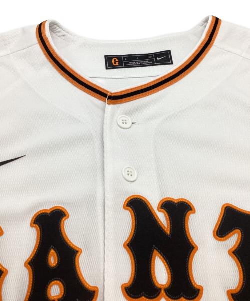 NIKE（ナイキ）NIKE (ナイキ) 巨人 読売ジャイアンツ ホーム用 ゲームシャツ レプリカユニフォーム ネームなし T770-10A  ホワイト サイズ:Sの古着・服飾アイテム