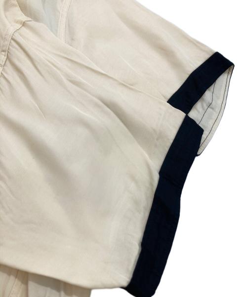 テーラー東洋（テーラートウヨウ）テーラー東洋 (テーラートウヨウ) スカ刺繍 ボウリングシャツ TT39303 TAILOR TOYO SUKA BOWLING SHIRT “DRAGON & JAPAN MAP” ベージュ×ブラック サイズ:XLの古着・服飾アイテム