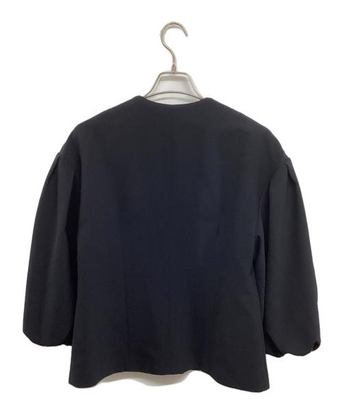 Mila Owen（ミラオーウェン）Mila Owen (ミラオーウェン) バルーンスリーブジャケット×パンツSET UP ネイビー サイズ:1の古着・服飾アイテム