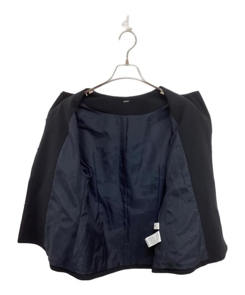 Mila Owen（ミラオーウェン）Mila Owen (ミラオーウェン) バルーンスリーブジャケット×パンツSET UP ネイビー サイズ:1の古着・服飾アイテム