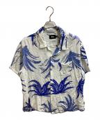 stussy×NOMA t.d.ステューシー×ノーマティーディー）の古着「アロハシャツ」｜ホワイト×ブルー