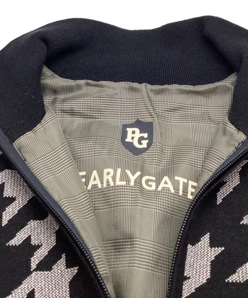 PEARLY GATES（パーリーゲイツ）PEARLY GATES (パーリーゲイツ) リバーシブル フルジップアップベスト ブラック サイズ:XLの古着・服飾アイテム