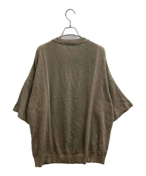 yashiki（ヤシキ）yashiki (ヤシキ) Komorebi Henley Knit YSK-21SS-KN11 ベージュ サイズ:2の古着・服飾アイテム