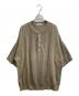yashiki（ヤシキ）の古着「Komorebi Henley Knit YSK-21SS-KN11」｜ベージュ
