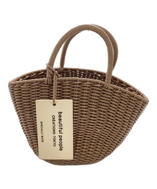 beautiful people（ビューティフルピープル）beautiful people (ビューティフルピープル) tube knitting basket S ブラウンの古着・服飾アイテム