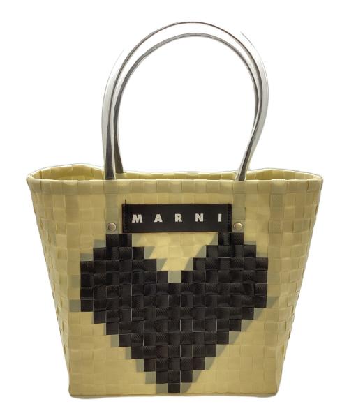 MARNI（マルニ）MARNI (マルニ) LOVEバスケットバッグ アイボリーの古着・服飾アイテム