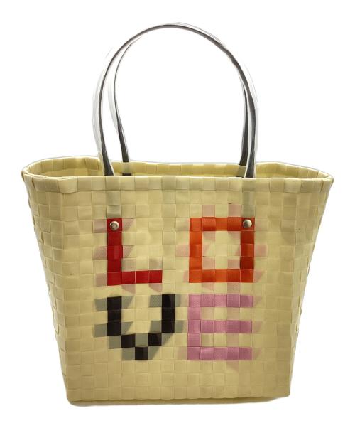 MARNI（マルニ）MARNI (マルニ) LOVEバスケットバッグ アイボリーの古着・服飾アイテム