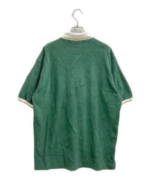 LACOSTE（ラコステ）LACOSTE (ラコステ) ハイゲージパイル地ポロシャツ PH005J グリーン サイズ:Lの古着・服飾アイテム