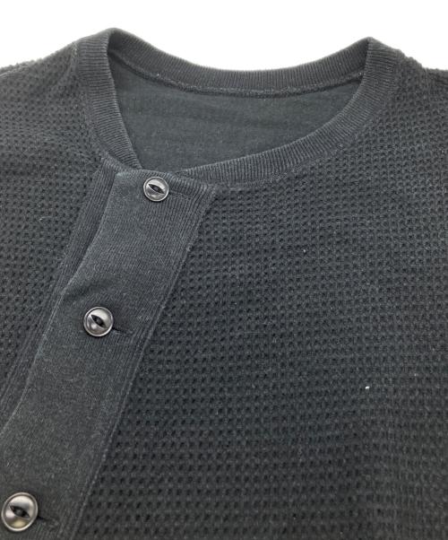 SOSHIOTSUKI（ソウシ オオツキ）SOSHIOTSUKI (ソウシ オオツキ) Kimono Breasted Thermal S20SSCS01SS ブラック サイズ:44の古着・服飾アイテム