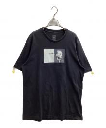 OAMC（オーエーエムシー）の古着「Portrait Pattern Cotton T Shirt / 1025589 / ポルトガル製」｜ブラック
