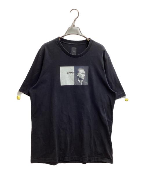 OAMC（オーエーエムシー）OAMC (オーエーエムシー) Portrait Pattern Cotton T Shirt / 1025589 / ポルトガル製 ブラック サイズ:Lの古着・服飾アイテム