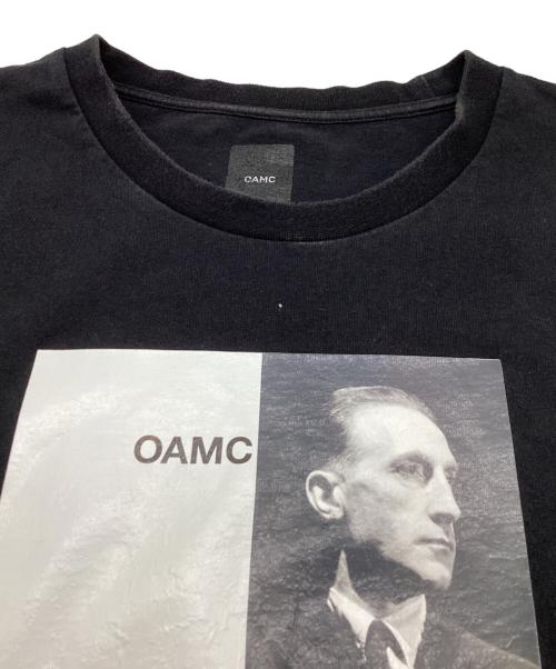 OAMC（オーエーエムシー）OAMC (オーエーエムシー) Portrait Pattern Cotton T Shirt / 1025589 / ポルトガル製 ブラック サイズ:Lの古着・服飾アイテム