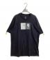 OAMC（オーエーエムシー）の古着「Portrait Pattern Cotton T Shirt / 1025589 / ポルトガル製」｜ブラック
