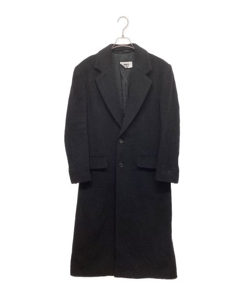 MM6 Maison Margiela（エムエムシックスメゾンマルジェラ）MM6 Maison Margiela (エムエムシックス メゾンマルジェラ) SINGLE COAT　S52AA0160 S78139　23年モデル ブラック サイズ:46の古着・服飾アイテム
