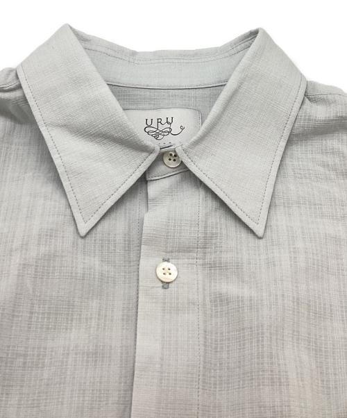 URU（ウル）URU (ウル) Regular collar L/S shirts　24SCC02 スカイブルー サイズ:Sの古着・服飾アイテム