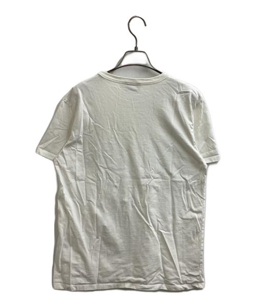 maison kitsune（メゾンキツネ）maison kitsune (メゾンキツネ) CHILLAX FOX PATCH TEE / チラックス きつねパッチTシャツ ホワイト サイズ:Sの古着・服飾アイテム