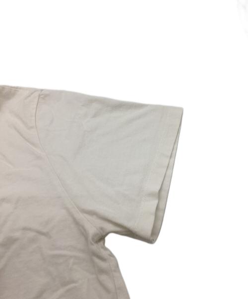 maison kitsune（メゾンキツネ）maison kitsune (メゾンキツネ) CHILLAX FOX PATCH TEE / チラックス きつねパッチTシャツ ホワイト サイズ:Sの古着・服飾アイテム