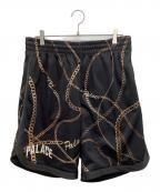 PALACEパレス）の古着「CHAIN BASKETBALL SHORT チェーンバスケットボールショーツ」｜ブラック