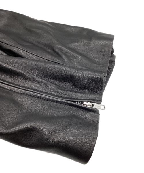 FRAY ID（フレイ アイディー）FRAY ID (フレイ アイディー) ライダースジャケット FWFJ234066 ブラックの古着・服飾アイテム