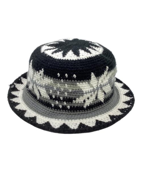 SUPREME（シュプリーム）Supreme　 (シュプリーム) 21FW Snowflake Crochet Hat / スノーフレーククロシェット クラッシャーハット ブラックの古着・服飾アイテム