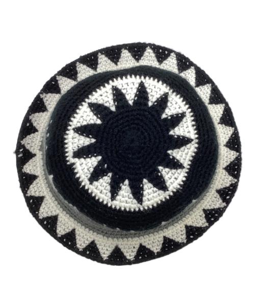 SUPREME（シュプリーム）Supreme　 (シュプリーム) 21FW Snowflake Crochet Hat / スノーフレーククロシェット クラッシャーハット ブラックの古着・服飾アイテム